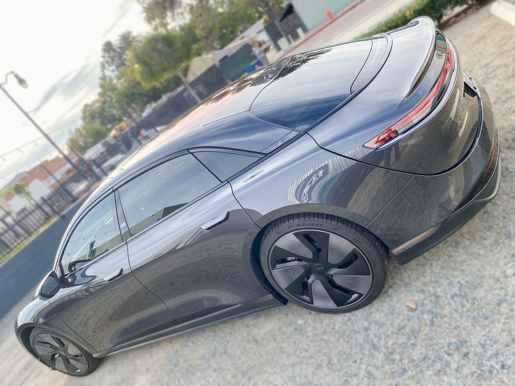 Lucid Air ceramic tint call to action in Orange County