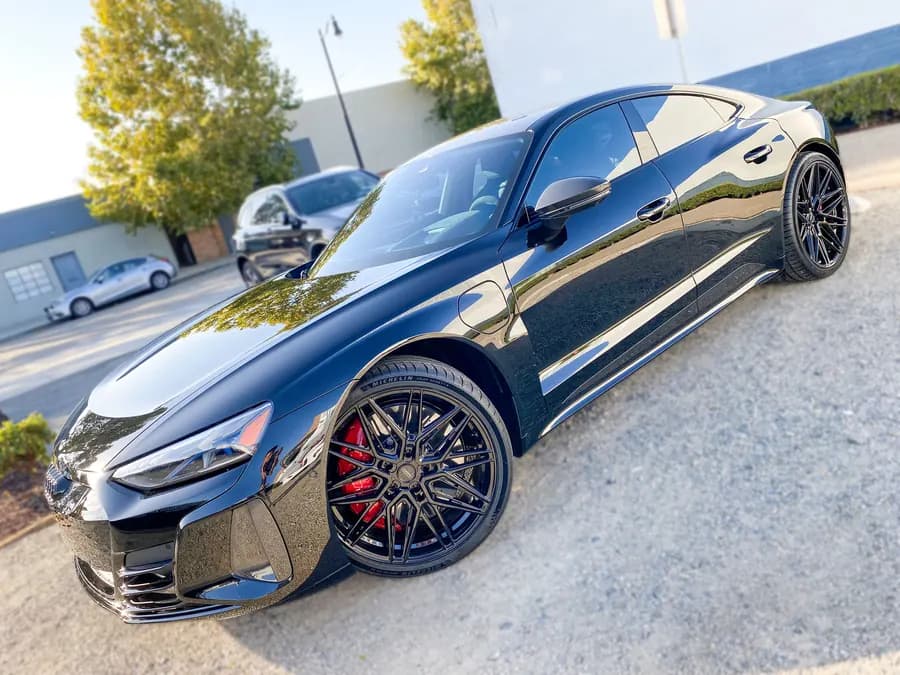 Audi Etrong GT with window tint installed by OC House of Tint
