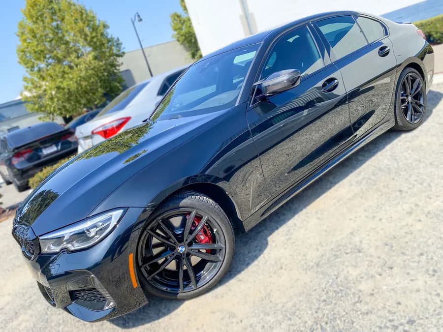 BMW 3 Series with ceramic window tint installed by OC House of Tint