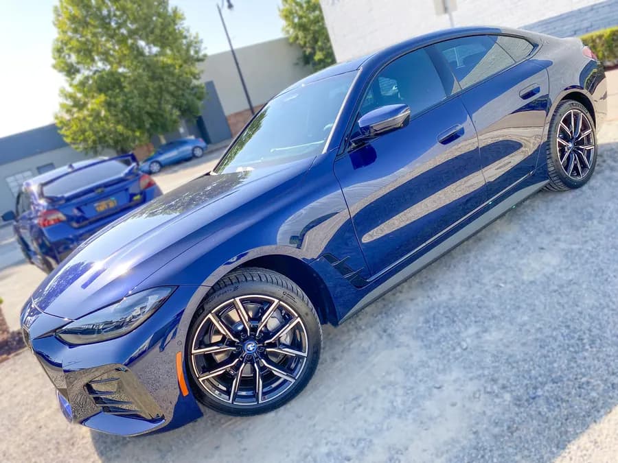 BMW M4 with window tint installed by OC House of Tint