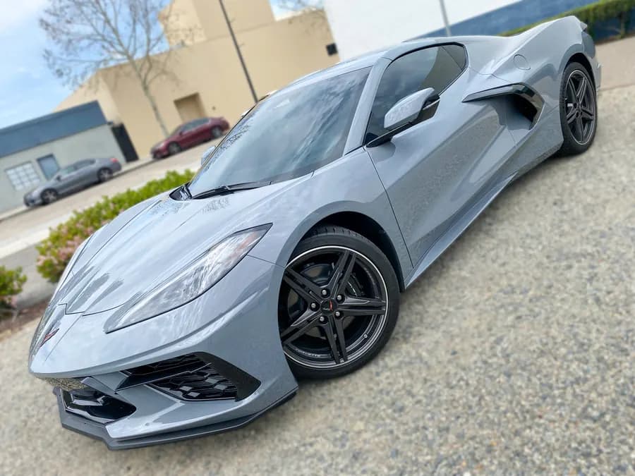 Chevrolet Corvette C8 with window tint installed by OC House of Tint