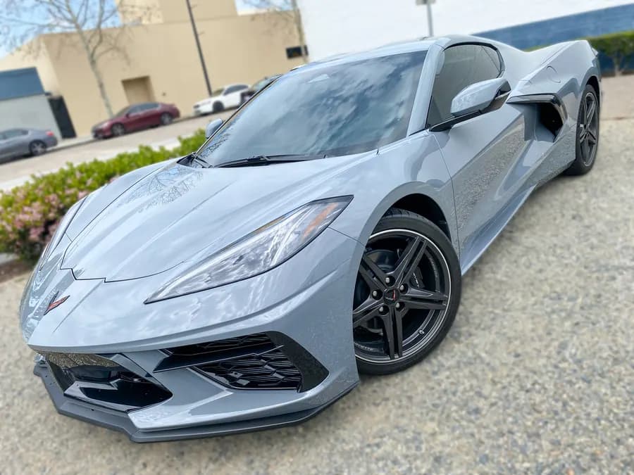 Chevrolet Corvette C8 with window tint installed by OC House of Tint