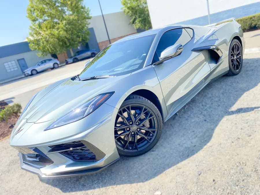 Chevrolet Corvette C8 with window tint installed by OC House of Tint
