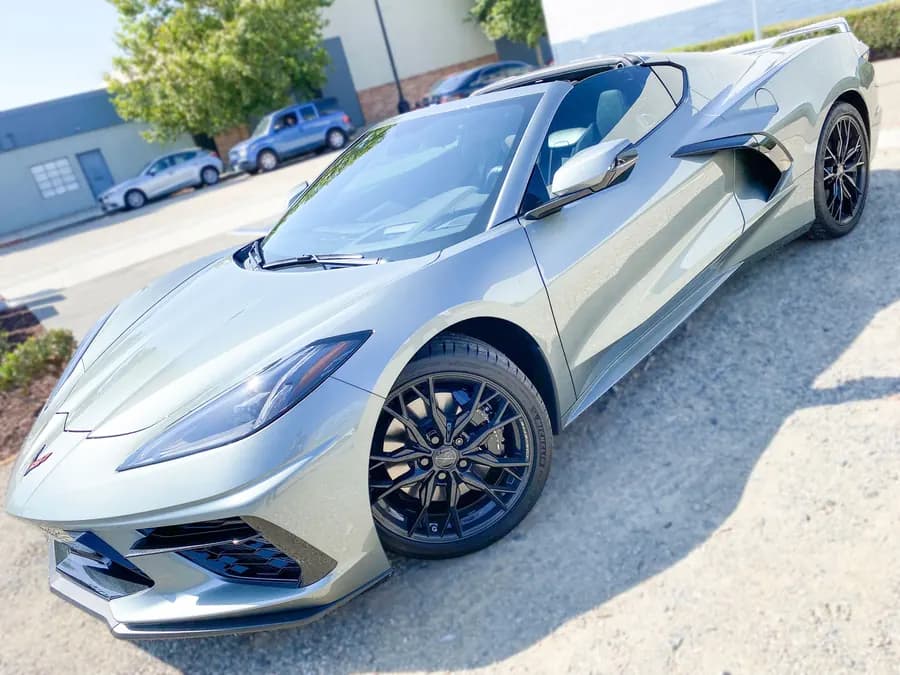 Chevrolet Corvette C8 with window tint installed by OC House of Tint