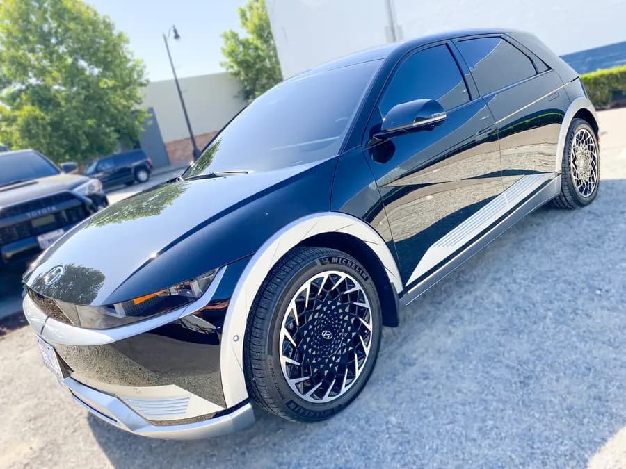 Hyundai Ioniq 5 with window tint installed by OC House of Tint
