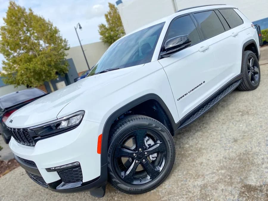Jeep Grand Cherokee with window tint installed by OC House of Tint