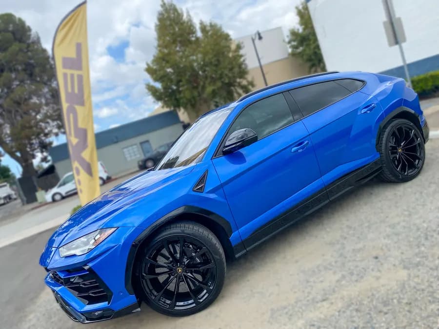 Lamborghini Urus with window tint installed by OC House of Tint