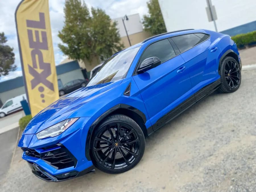Lamborghini Urus with window tint installed by OC House of Tint