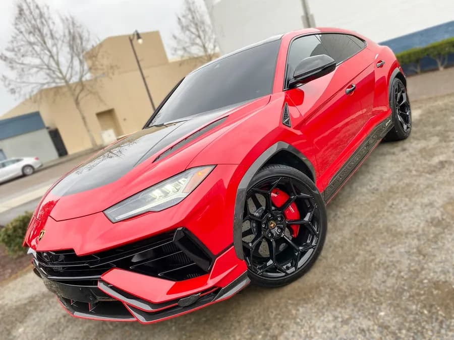 Lamborghini Urus with window tint installed by OC House of Tint