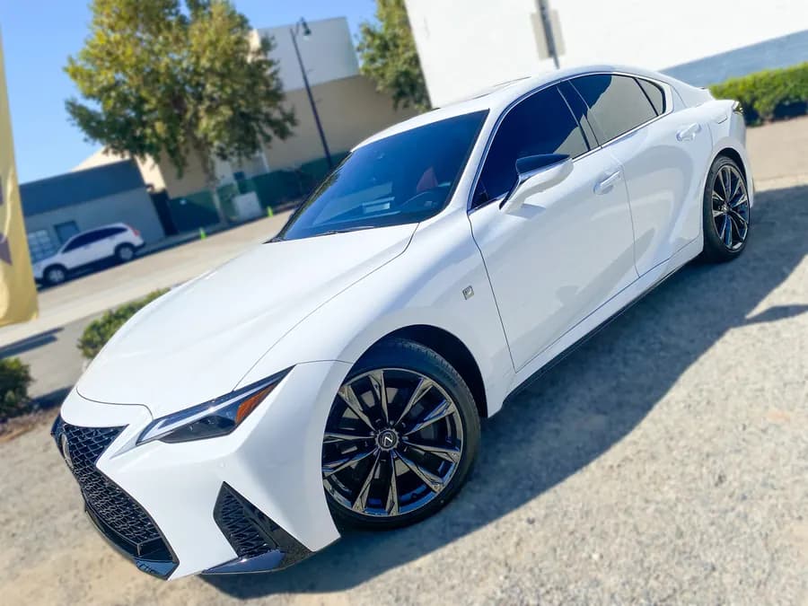 Lexus IS with window tint installed by OC House of Tint