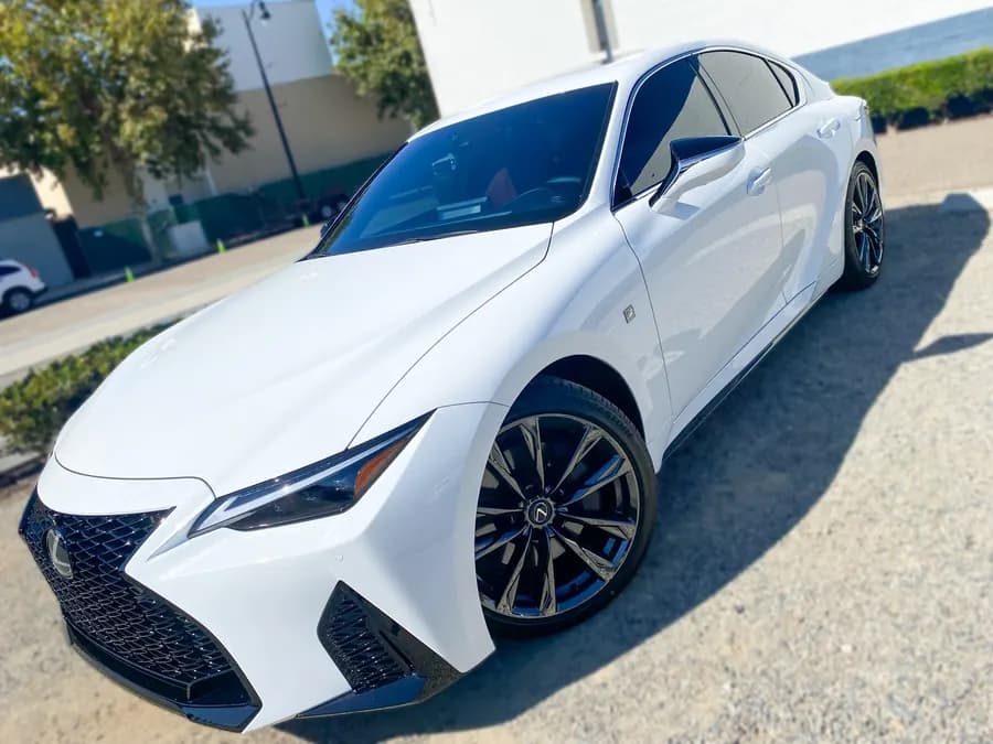 Lexus IS with window tint installed by OC House of Tint