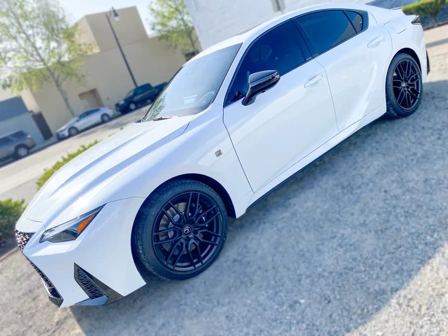 Lexus IS with window tint installed by OC House of Tint