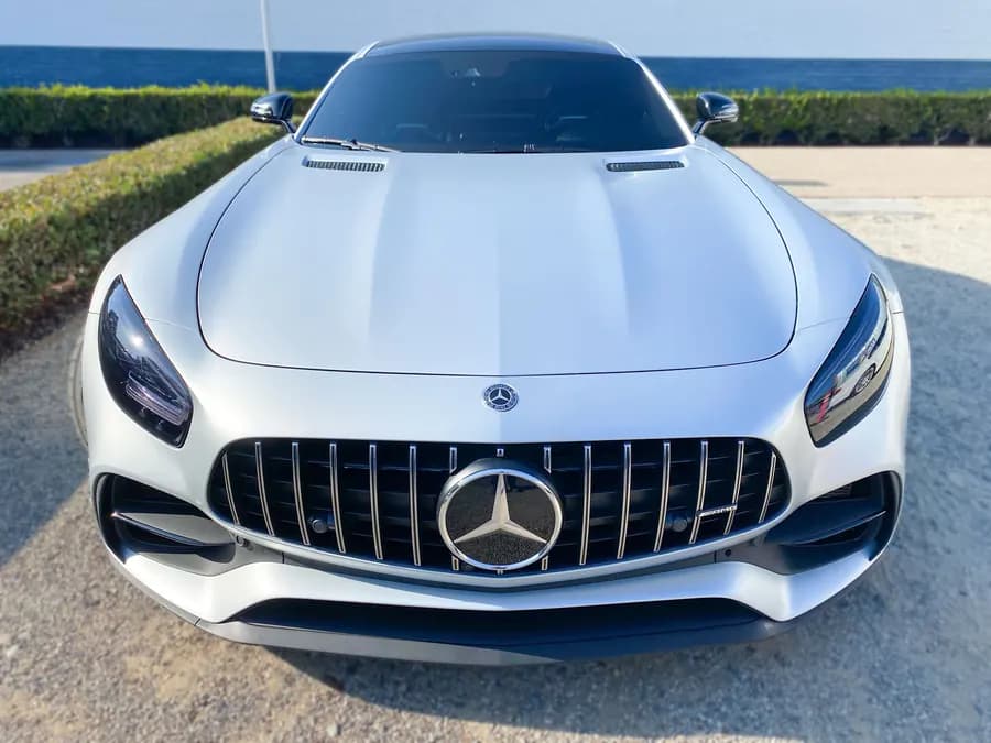 Mercedes-Benz AMG GT with window tint installed by OC House of Tint