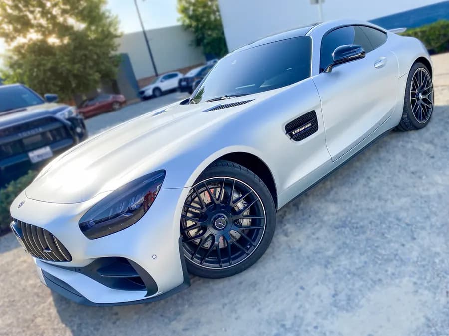 Mercedes-Benz AMG GT with window tint installed by OC House of Tint