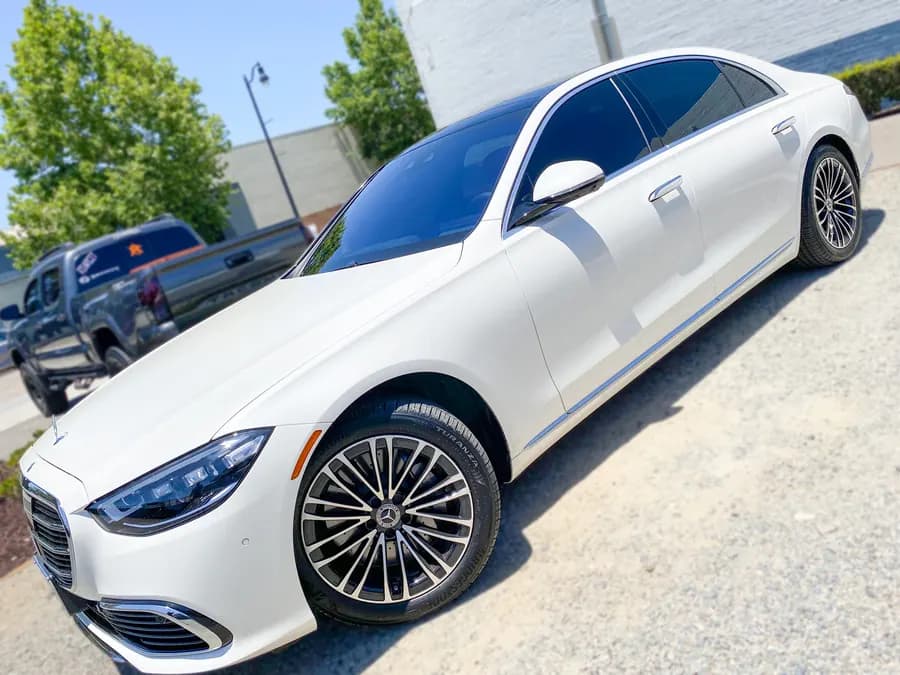 Mercedes-Benz S Class with window tint installed by OC House of Tint