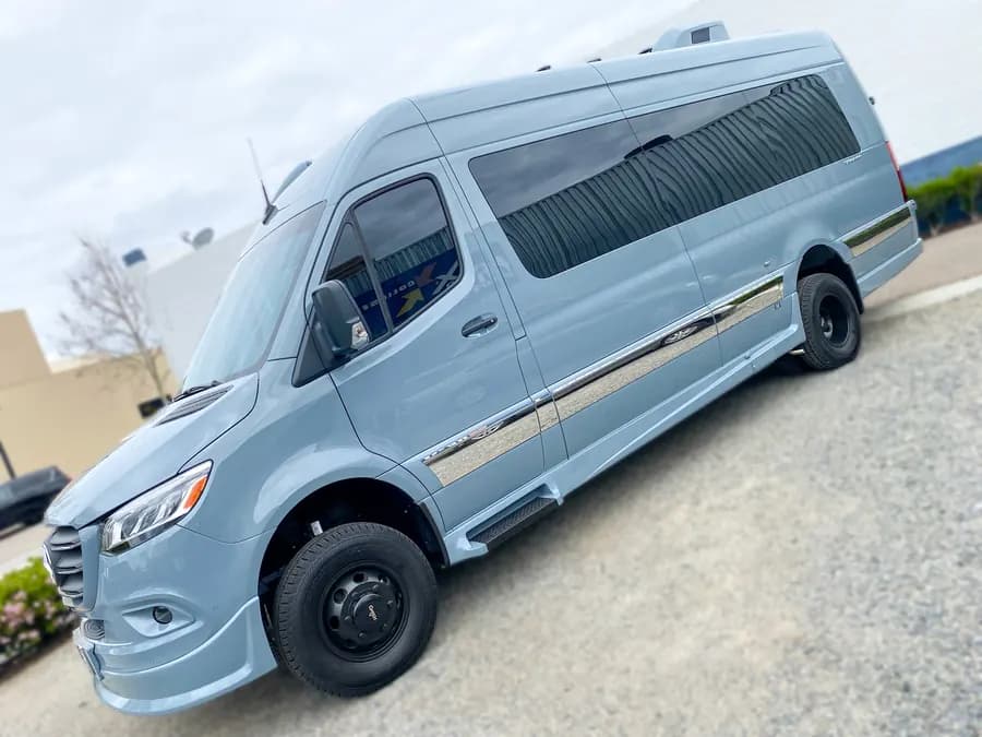 Mercedes-Benz Sprinter with window tint installed by OC House of Tint
