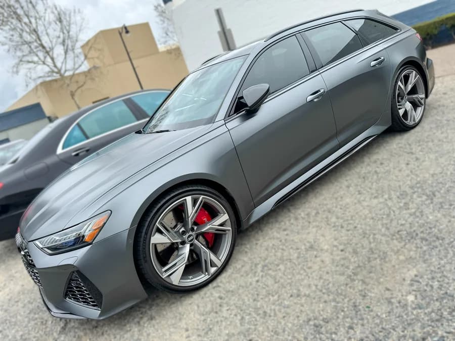Audi RS6 Avant with window tint installed by OC House of Tint