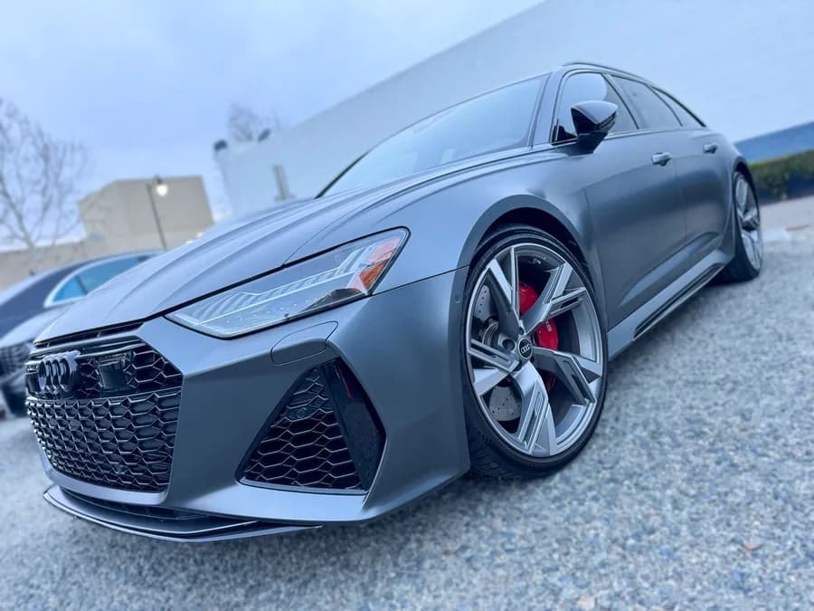 Audi RS6 Avant with window tint installed by OC House of Tint