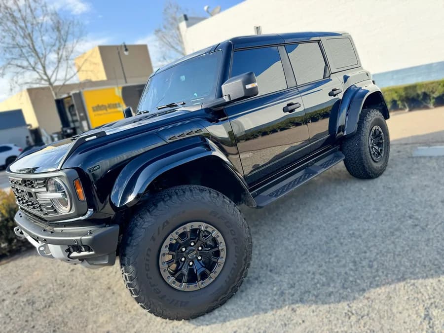 Ford Bronco Raptor with window tint installed by OC House of Tint