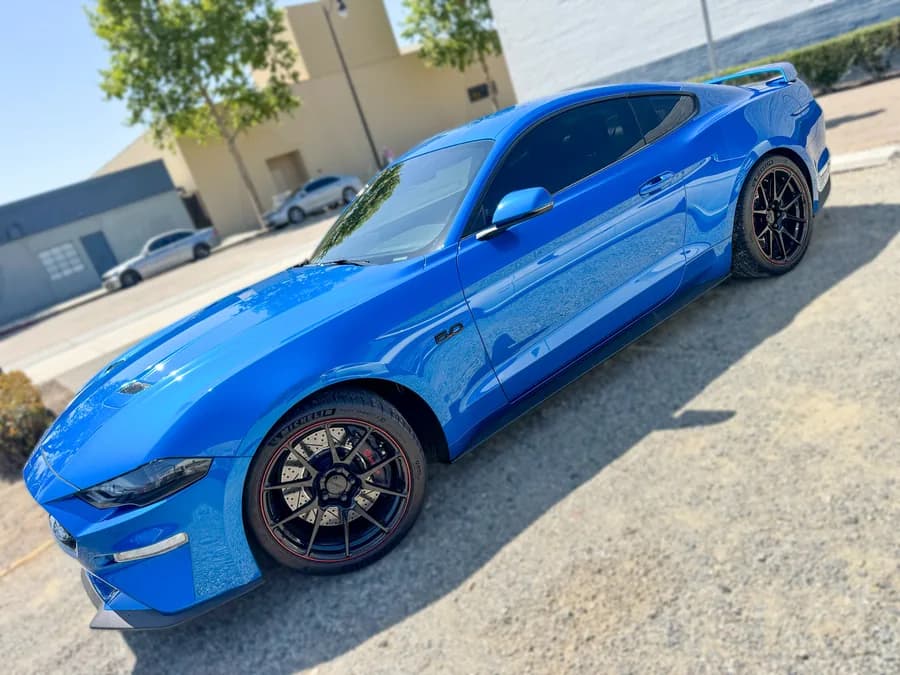 Ford Mustang GT with window tint installed by OC House of Tint