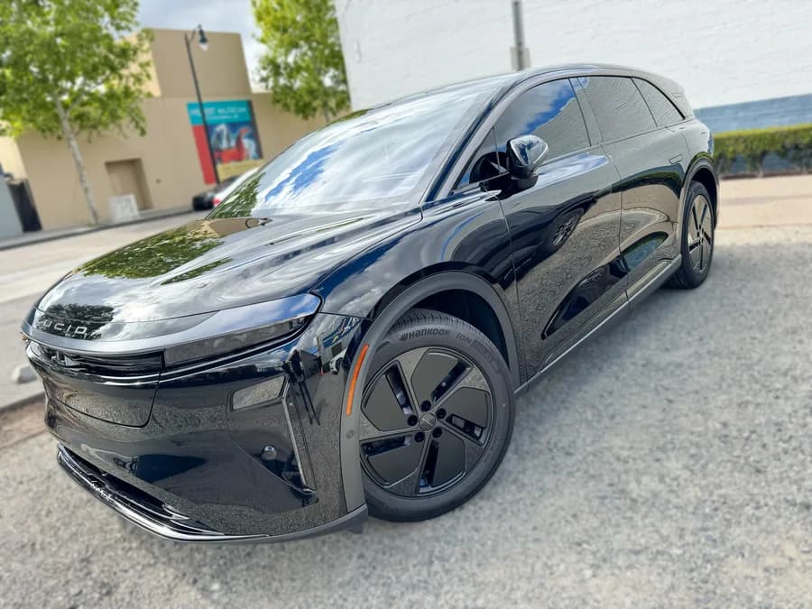 Lucid Gravity with window tint installed by OC House of Tint