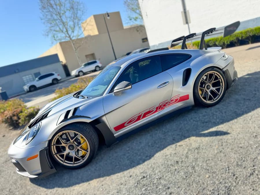 Porsche 911 GT3 RS with window tint installed by OC House of Tint