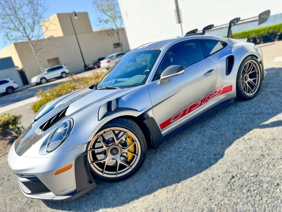 Porsche 911 GT3 RS with window tint installed by OC House of Tint