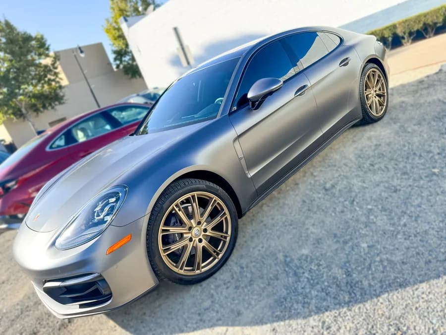 Porsche Panamera with window tint installed by OC House of Tint