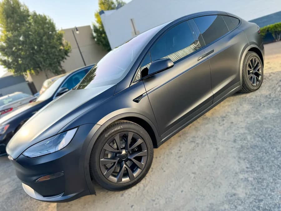 Tesla Model X with window tint installed by OC House of Tint