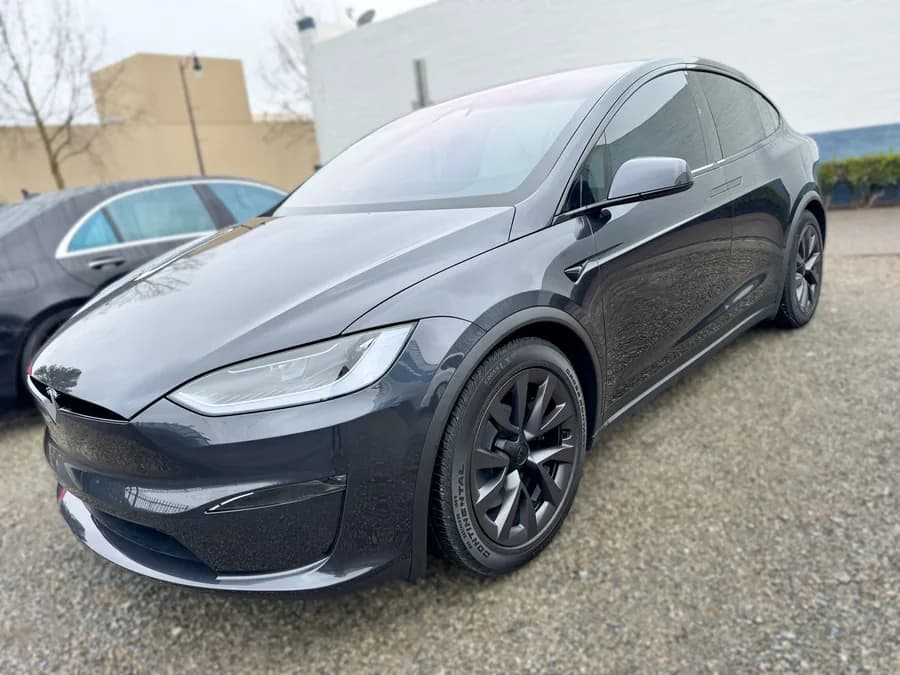 Tesla Model X with window tint installed by OC House of Tint
