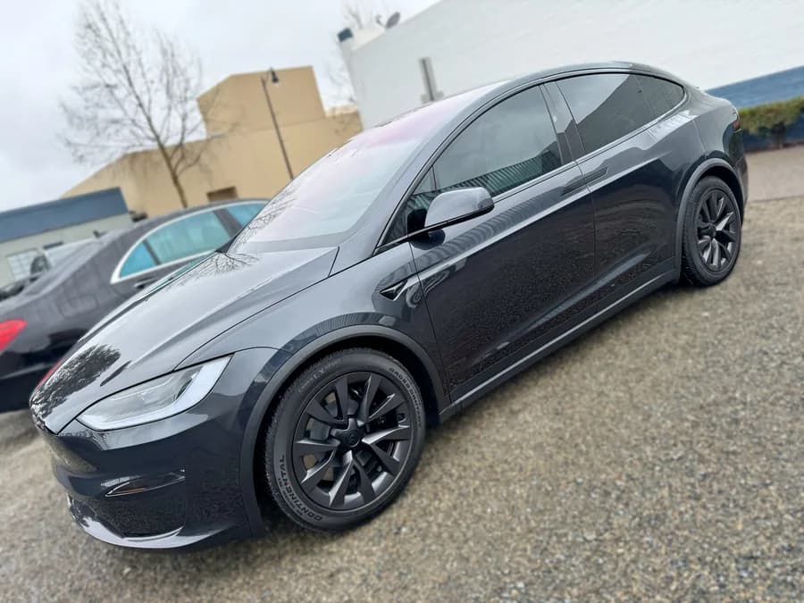 Tesla Model X with window tint installed by OC House of Tint