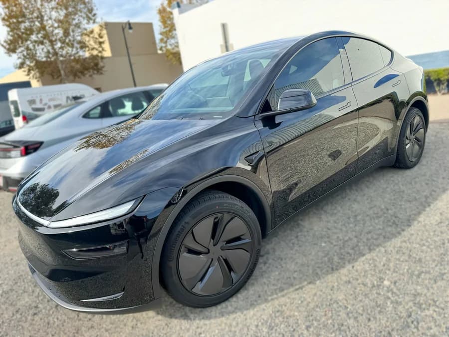 Tesla Model Y with window tint installed by OC House of Tint