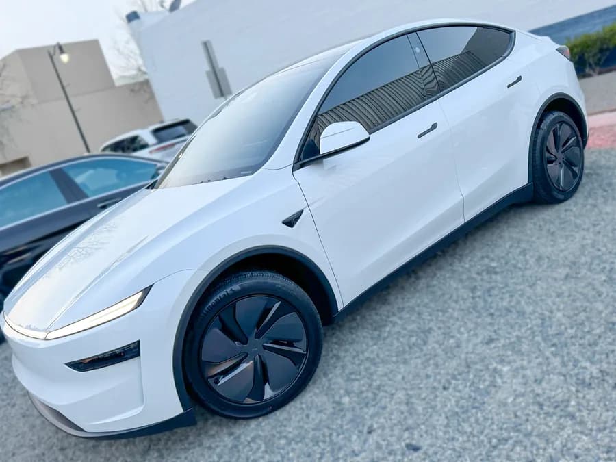 Tesla Model Y with window tint installed by OC House of Tint
