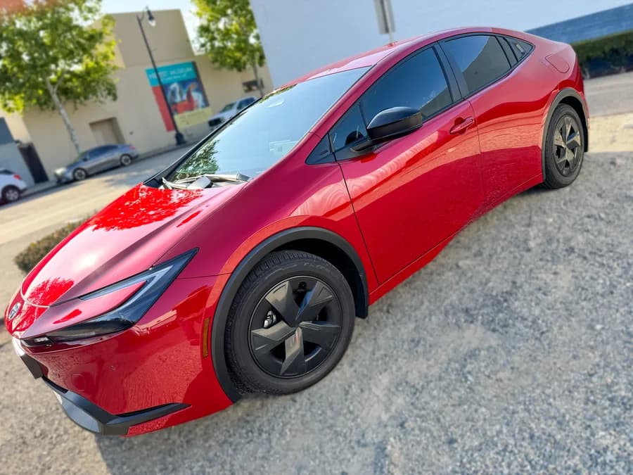 Toyota Prius with window tint installed by OC House of Tint