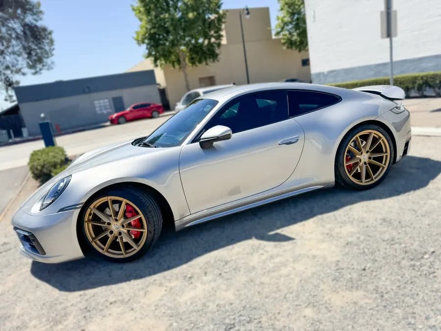 Porsche 911 Carrera with ceramic window tint installed by OC House of Tint