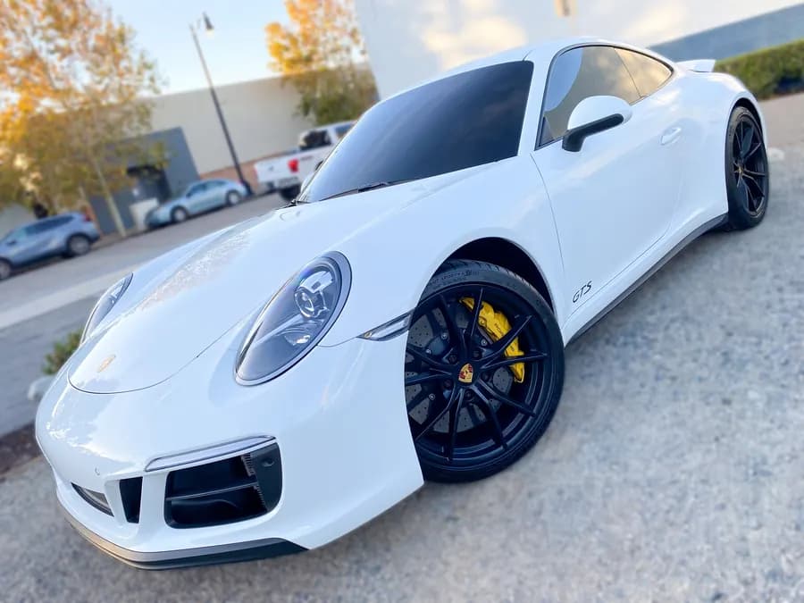 Porsche 911 Gts with window tint installed by OC House of Tint
