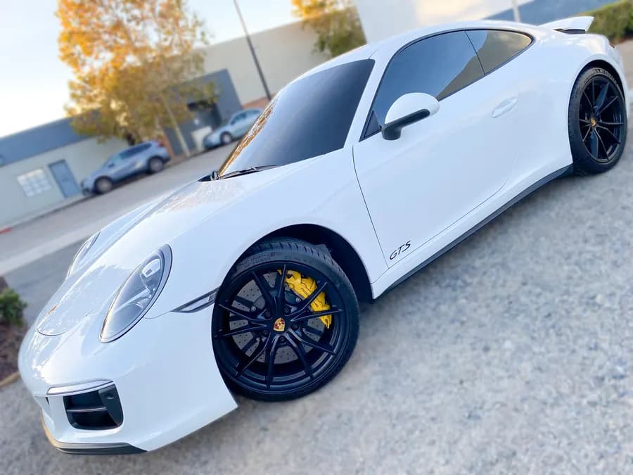 Porsche 911 Gts with window tint installed by OC House of Tint