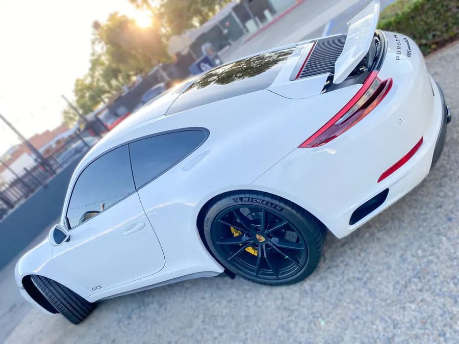 Porsche 911 Gts with window tint installed by OC House of Tint