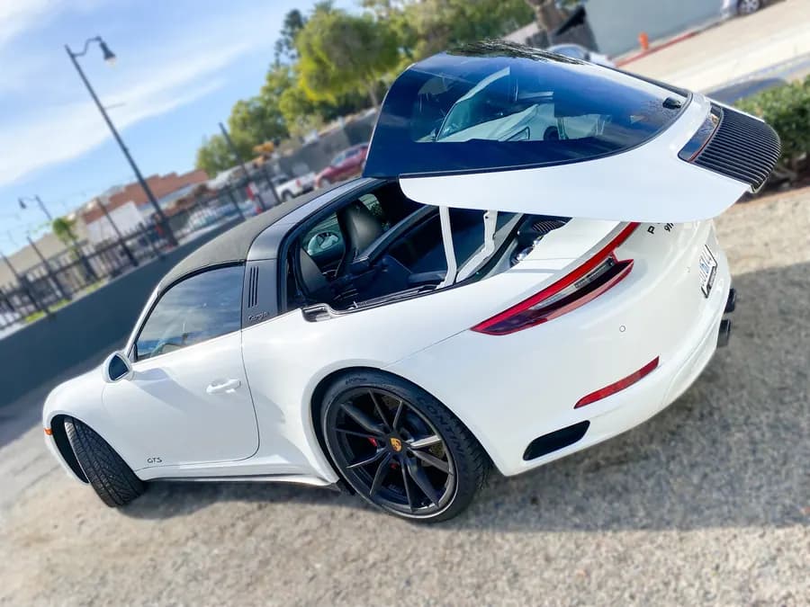 Porsche 911 Targa with window tint installed by OC House of Tint