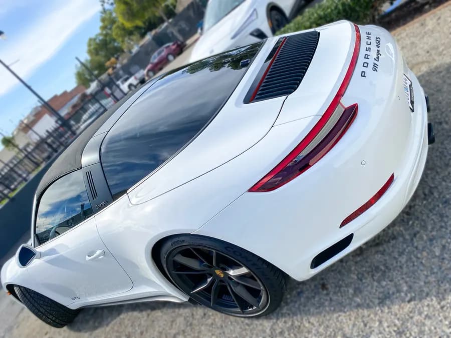 Porsche 911D Targaf with window tint installed by OC House of Tint