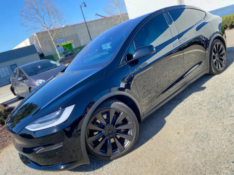 Tesla Model X with window tint installed by OC House of Tint