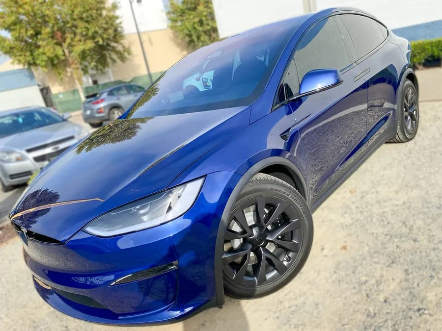 Tesla Model X with window tint installed by OC House of Tint