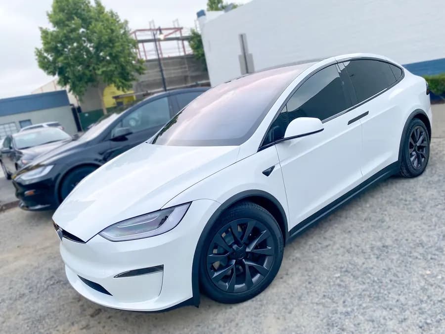 Tesla Model X with window tint installed by OC House of Tint