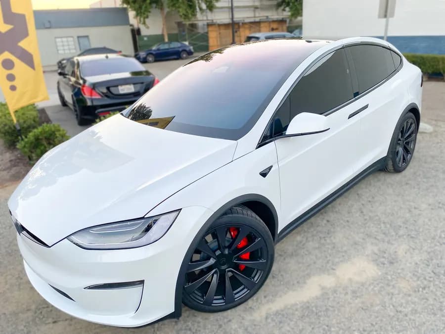 Tesla Model X with window tint installed by OC House of Tint