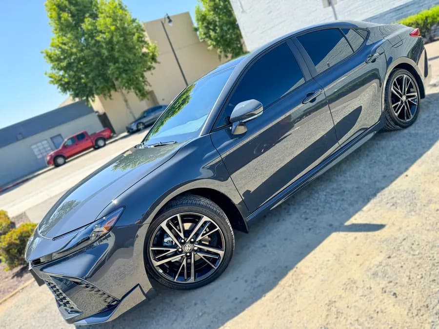 Toyota Camry with window tint installed by OC House of Tint