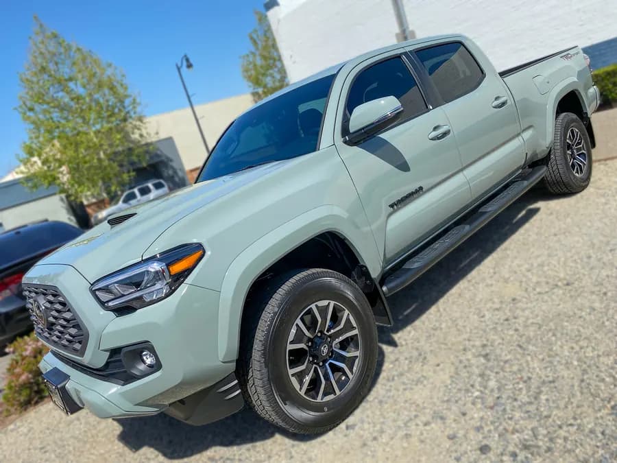 Toyota Tacoma with window tint installed by OC House of Tint