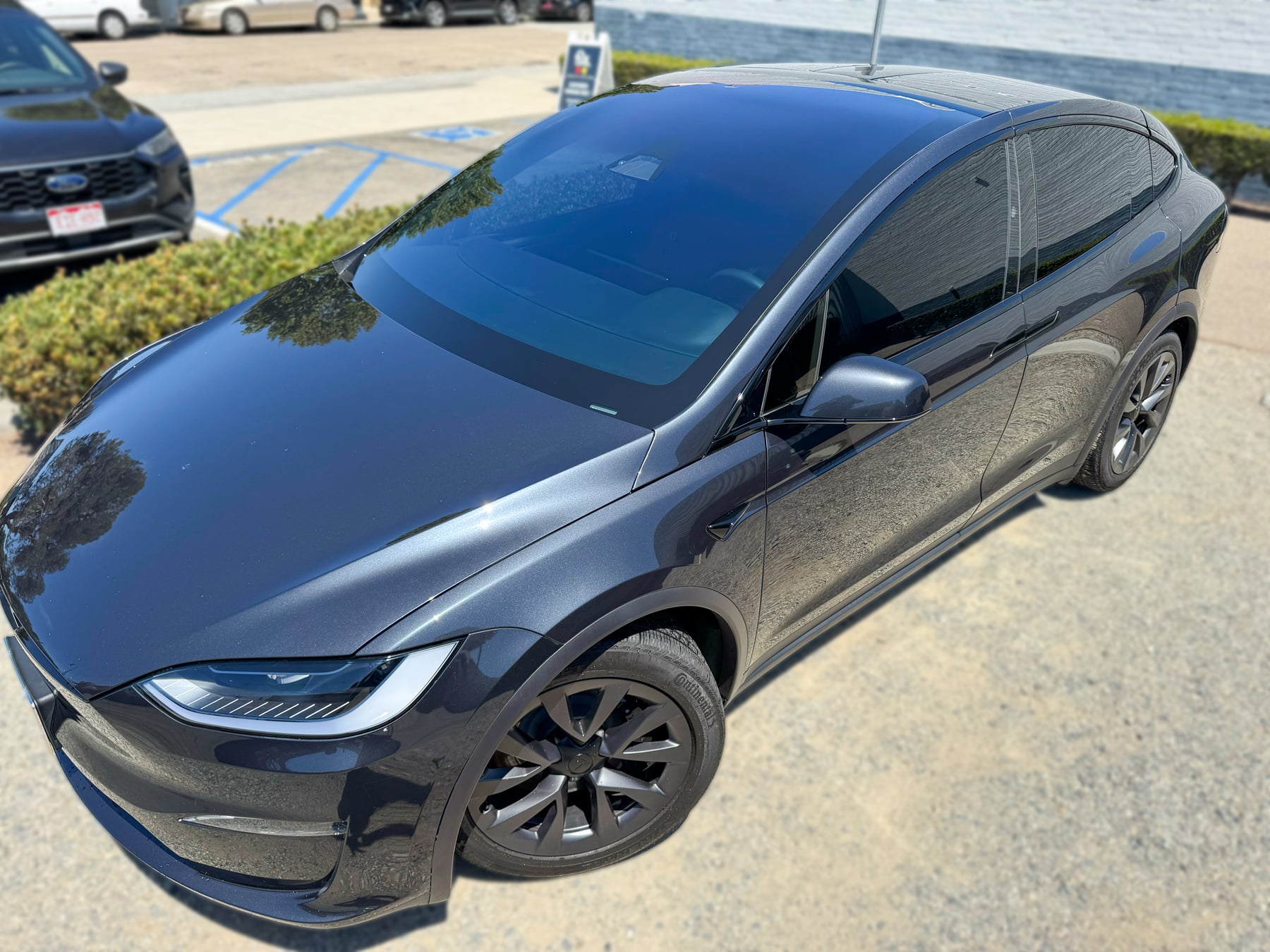 Tesla Model X with window tint installed by OC House of Tint