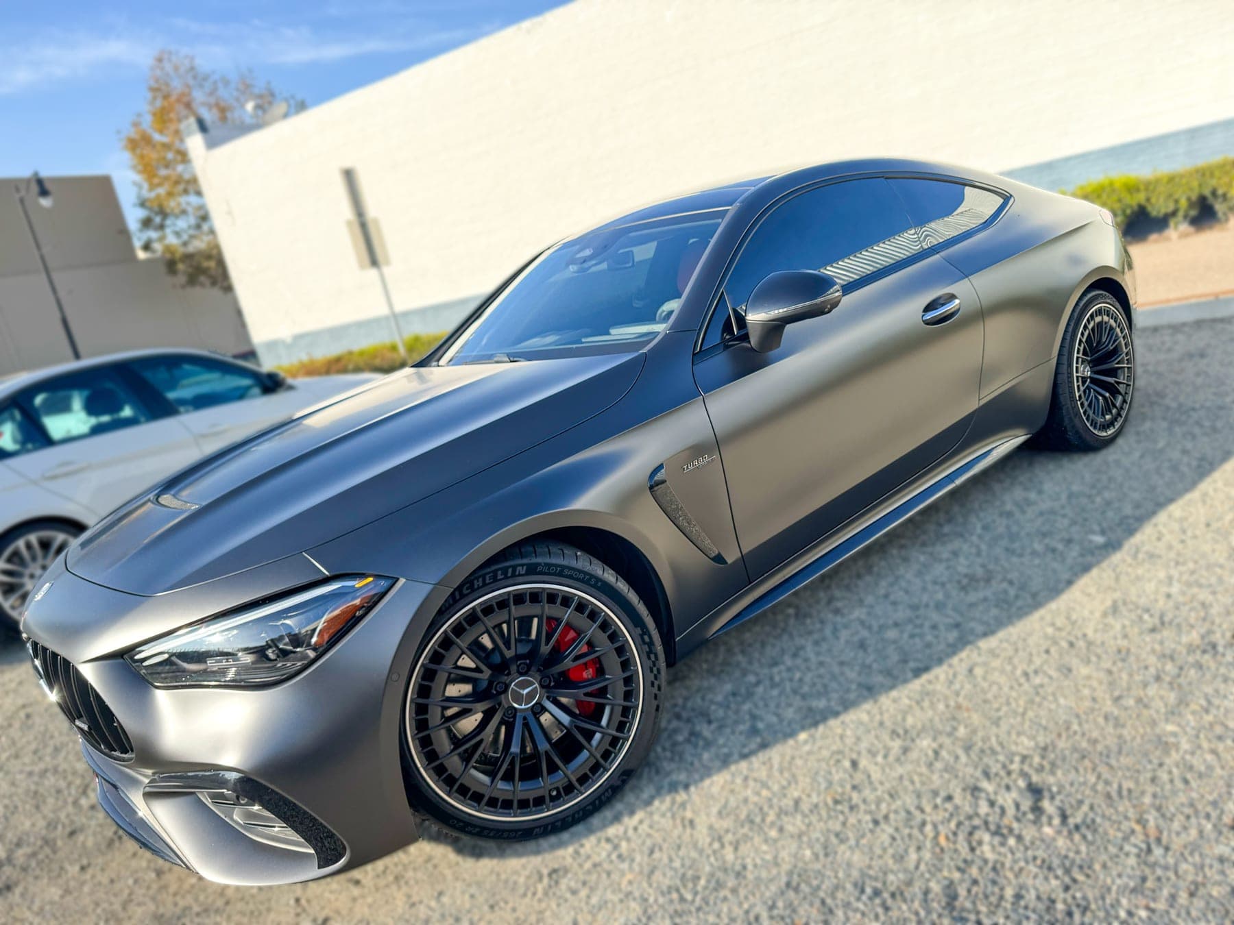 Mercedes-AMG GT with ceramic window tint installed by OC House of Tint